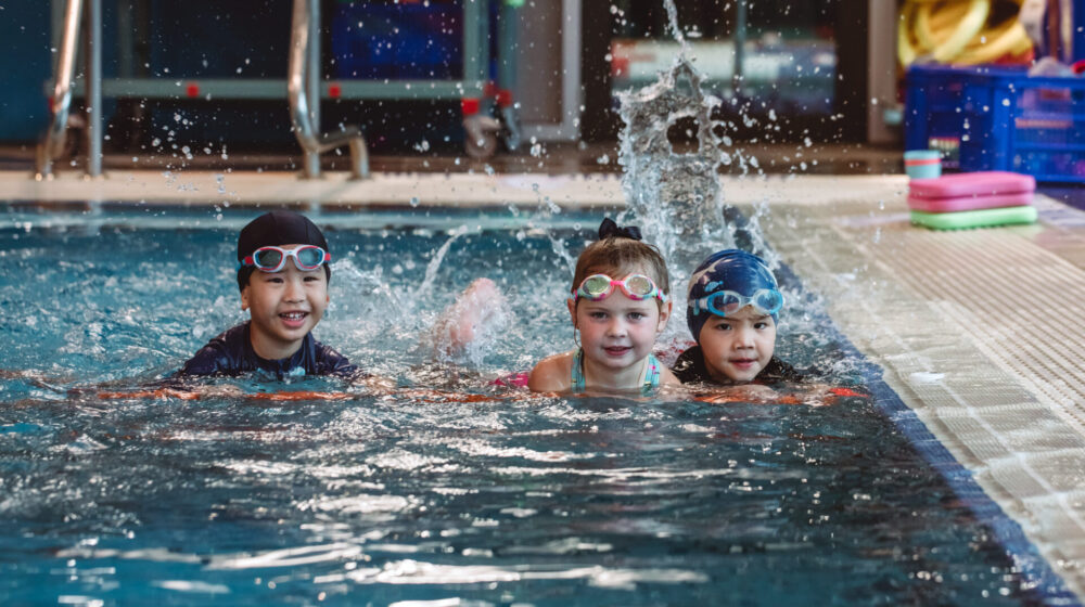 swimming lesson, swimming class