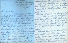 Sheila Armstrong Letter 1944